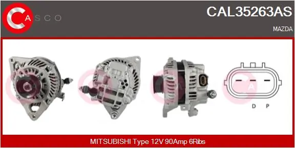 Alternator Brand New HQ CAL35263AS