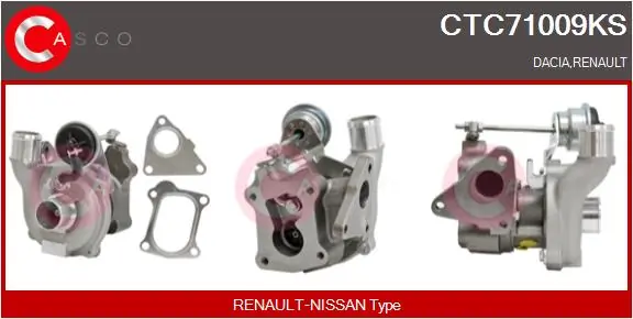 Charger, charging (supercharged/turbocharged) KAYOTAWA CTC71009KS