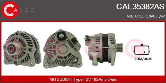Alternator Brand New HQ CAL35382AS