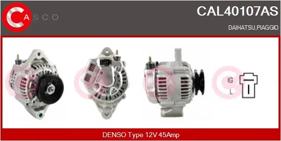 Alternator Brand New HQ CAL40107AS