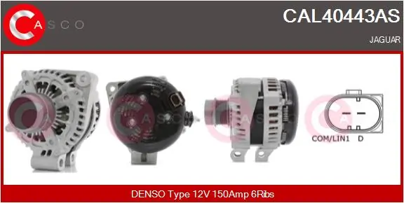 Alternator Brand New HQ CAL40443AS