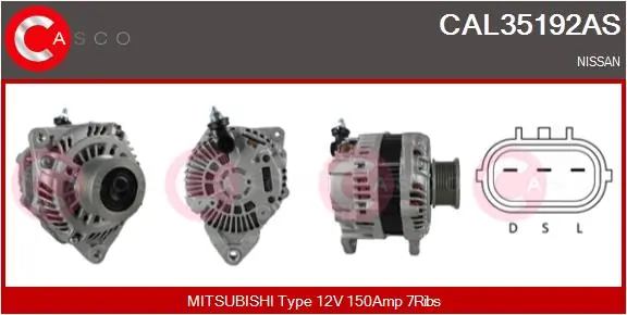 Alternator Brand New HQ CAL35192AS