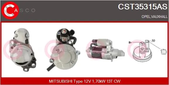 Starter Brand New HQ CST35315AS