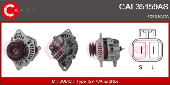 CASCO Alternatore CAL35159AS