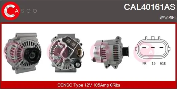 Alternator Brand New HQ CAL40161AS