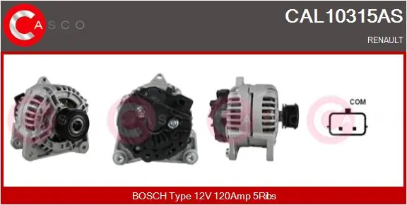 Alternator Brand New HQ CAL10315AS