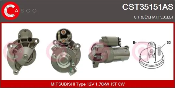 Starter Brand New HQ CST35151AS