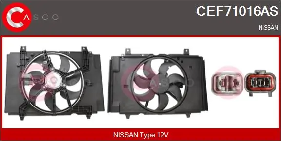 Electric Motor, radiator fan Brand New HQ CEF71016AS