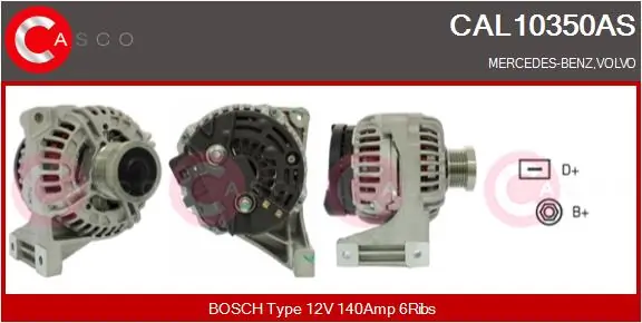 Alternator Brand New HQ CAL10350AS