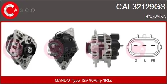 Alternator Genuine CAL32129GS