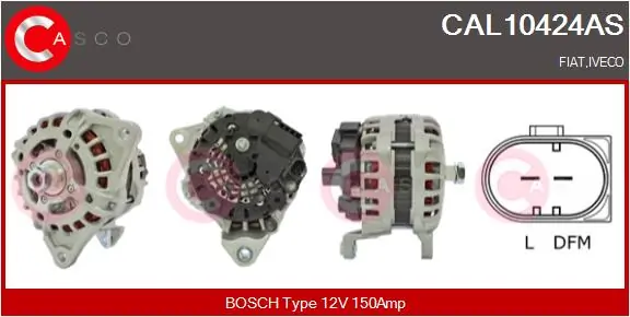 Alternator Brand New HQ CAL10424AS