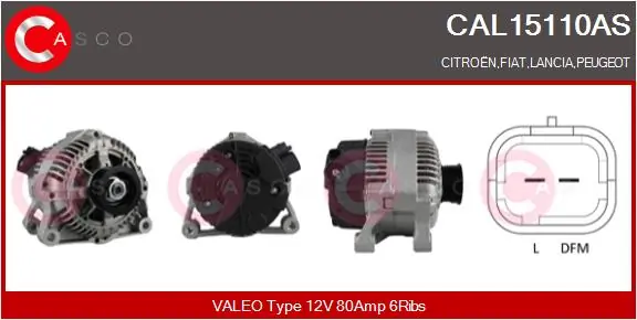 Alternator Brand New HQ CAL15110AS