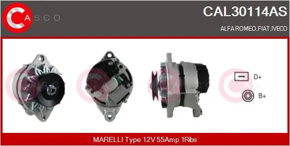 Alternator Brand New HQ CAL30114AS