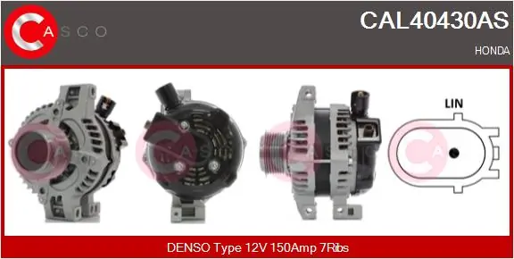 Alternator Brand New HQ CAL40430AS