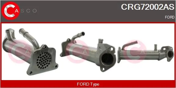 Cooler, exhaust gas recirculation Brand New HQ CRG72002AS