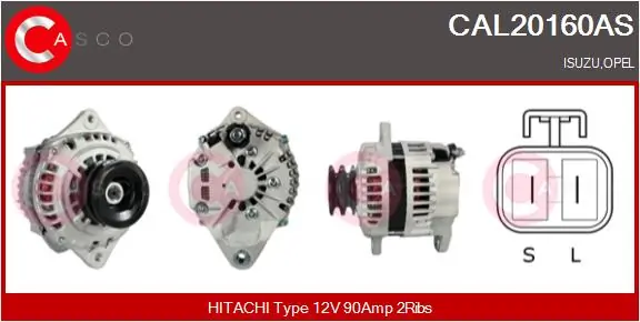 Alternator Brand New HQ CAL20160AS