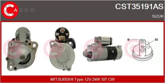 Starter Brand New HQ CST35191AS