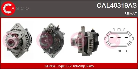 Alternator Brand New HQ CAL40319AS