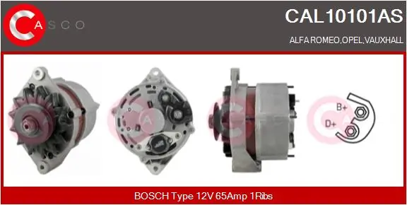 Alternator Brand New HQ CAL10101AS