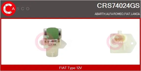 Series Resistor, electric motor (radiator fan) Genuine CRS74024GS