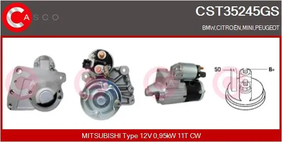 Starter Genuine CST35245GS