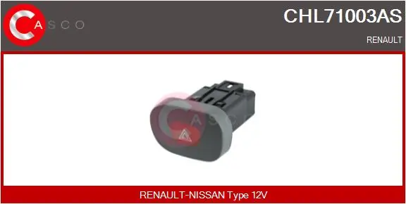 Hazard Warning Light Switch Brand New HQ CHL71003AS