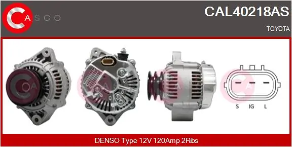 Alternator Brand New HQ CAL40218AS