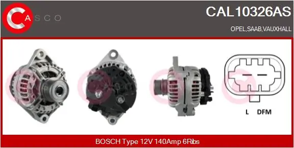 Alternator Brand New HQ CAL10326AS