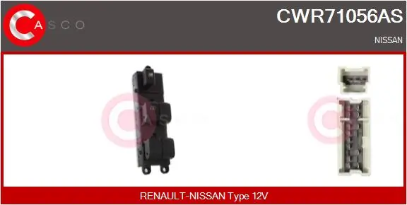 Switch, window regulator Brand New HQ CWR71056AS