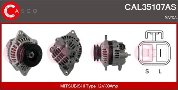 Alternator Brand New HQ CAL35107AS