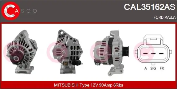 Alternator Brand New HQ CAL35162AS