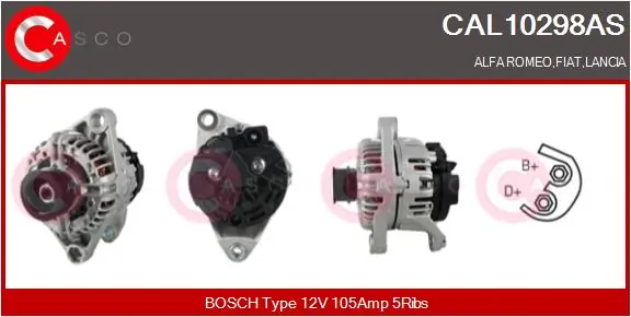Alternator Brand New HQ CAL10298AS