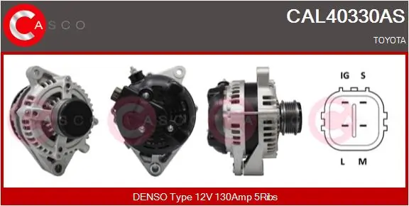 Alternator Brand New HQ CAL40330AS