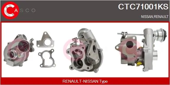 Charger, charging (supercharged/turbocharged) KAYOTAWA CTC71001KS