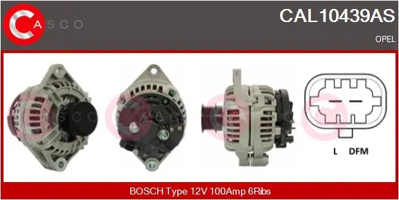 Alternator Brand New HQ CAL10439AS