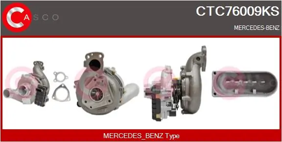 Charger, charging (supercharged/turbocharged) KAYOTAWA CTC76009KS