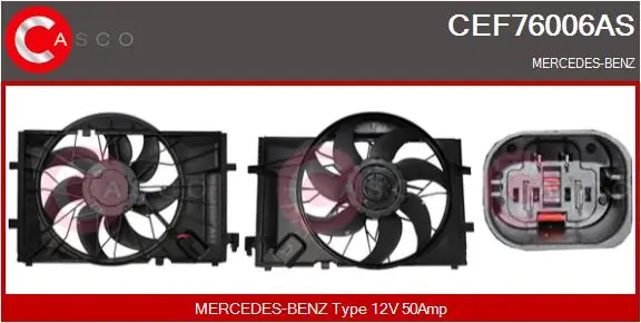 Electric Motor, radiator fan Brand New HQ CEF76006AS