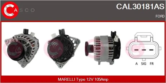 Alternator Brand New HQ CAL30181AS