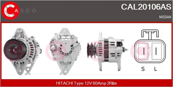 Alternator Brand New HQ CAL20106AS