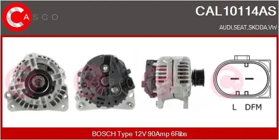 Alternator Brand New HQ CAL10114AS