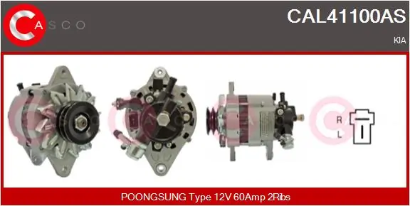 Alternator Brand New HQ CAL41100AS