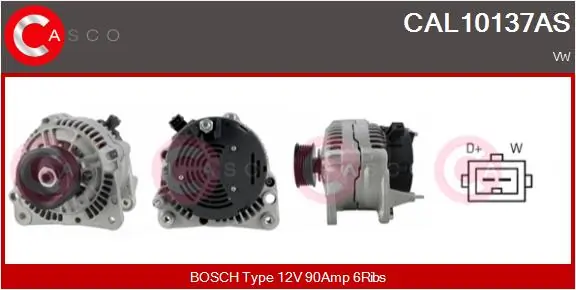 Alternator Brand New HQ CAL10137AS