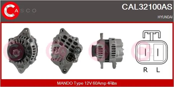 Alternator Brand New HQ CAL32100AS