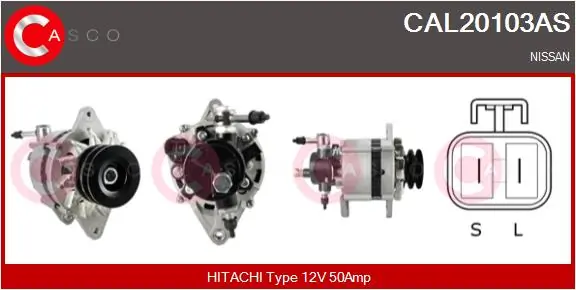 Alternator Brand New HQ CAL20103AS