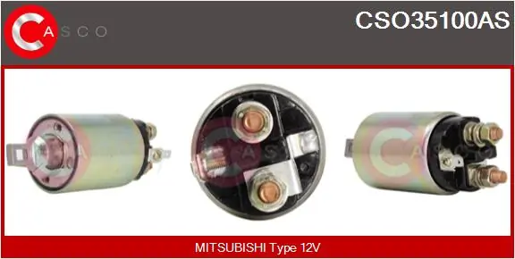 Solenoid Switch, starter Brand New HQ CSO35100AS