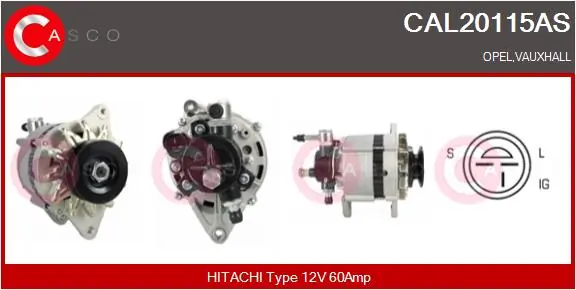Alternator Brand New HQ CAL20115AS