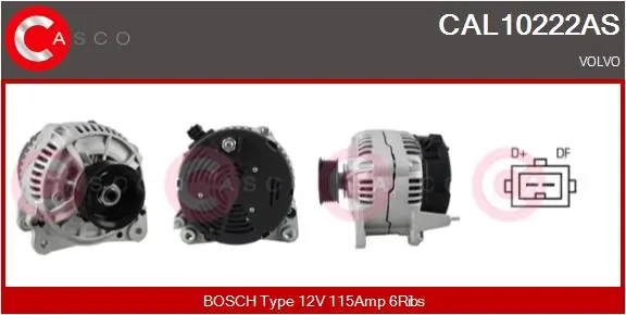 Alternator Brand New HQ CAL10222AS