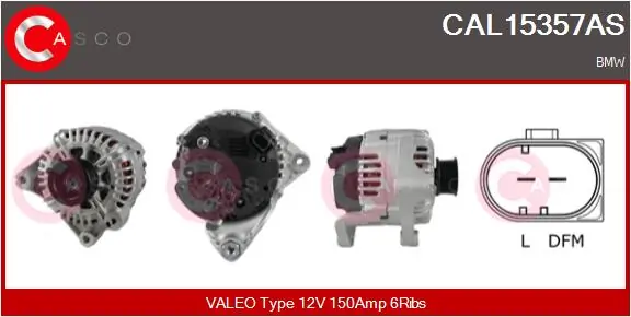 Alternator Brand New HQ CAL15357AS