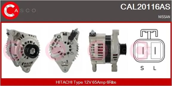 Alternator Brand New HQ CAL20116AS