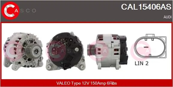 Alternator Brand New HQ CAL15406AS